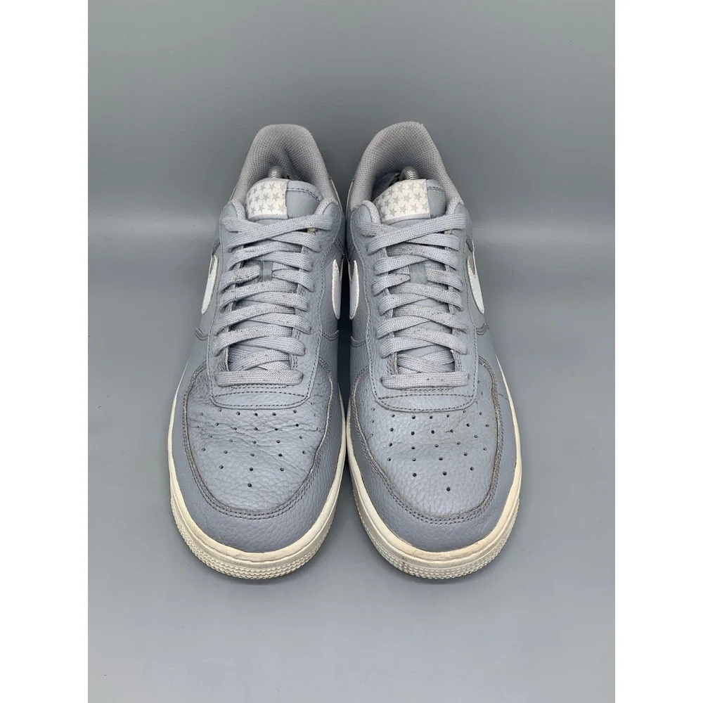 Nike Air Force 1 07 LV8 Stars‎ Gray White AA4083-013 Men's Sz 10